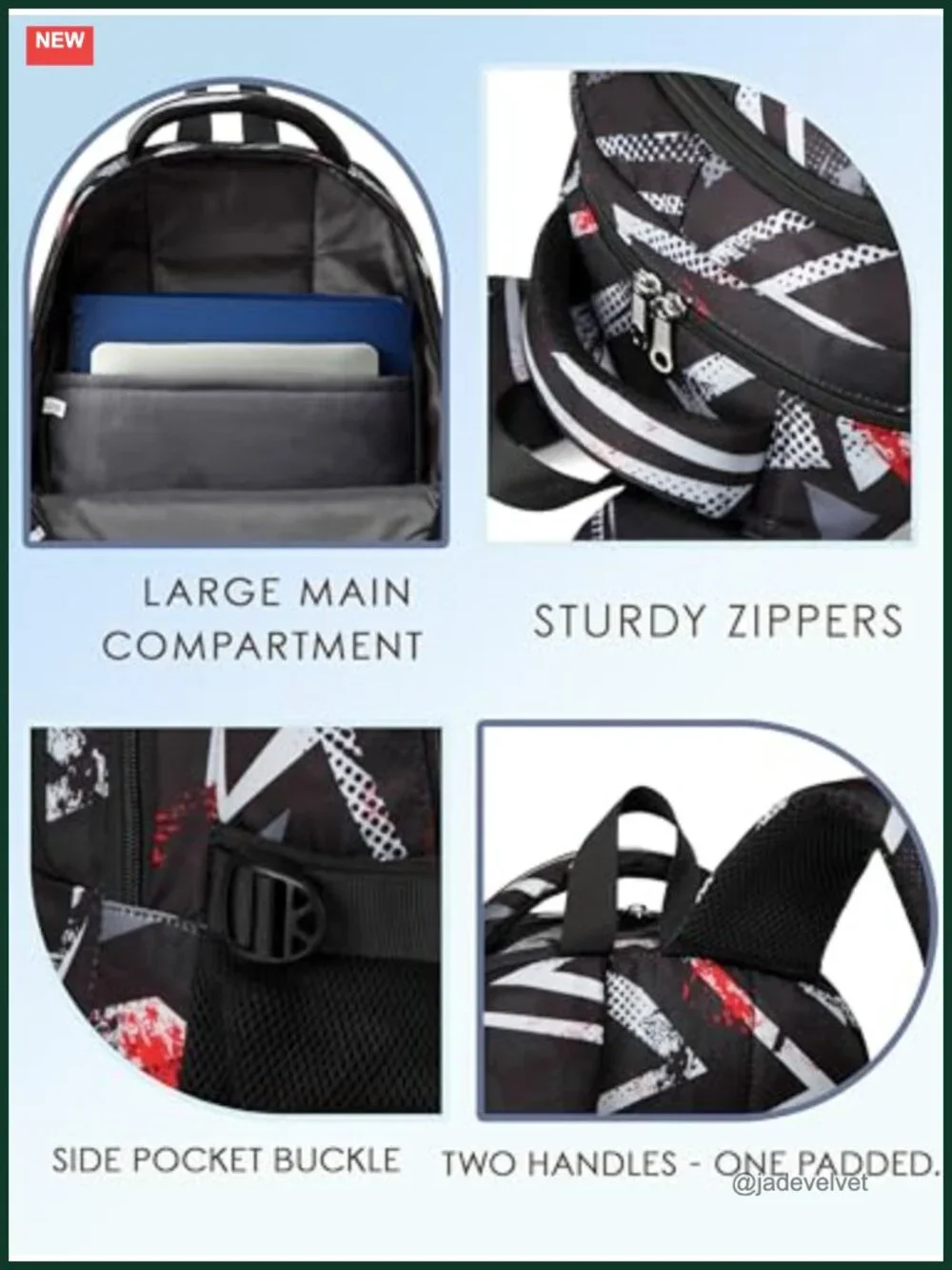 17 inch Kids Backpack with Laptop Compartment School Bookbag